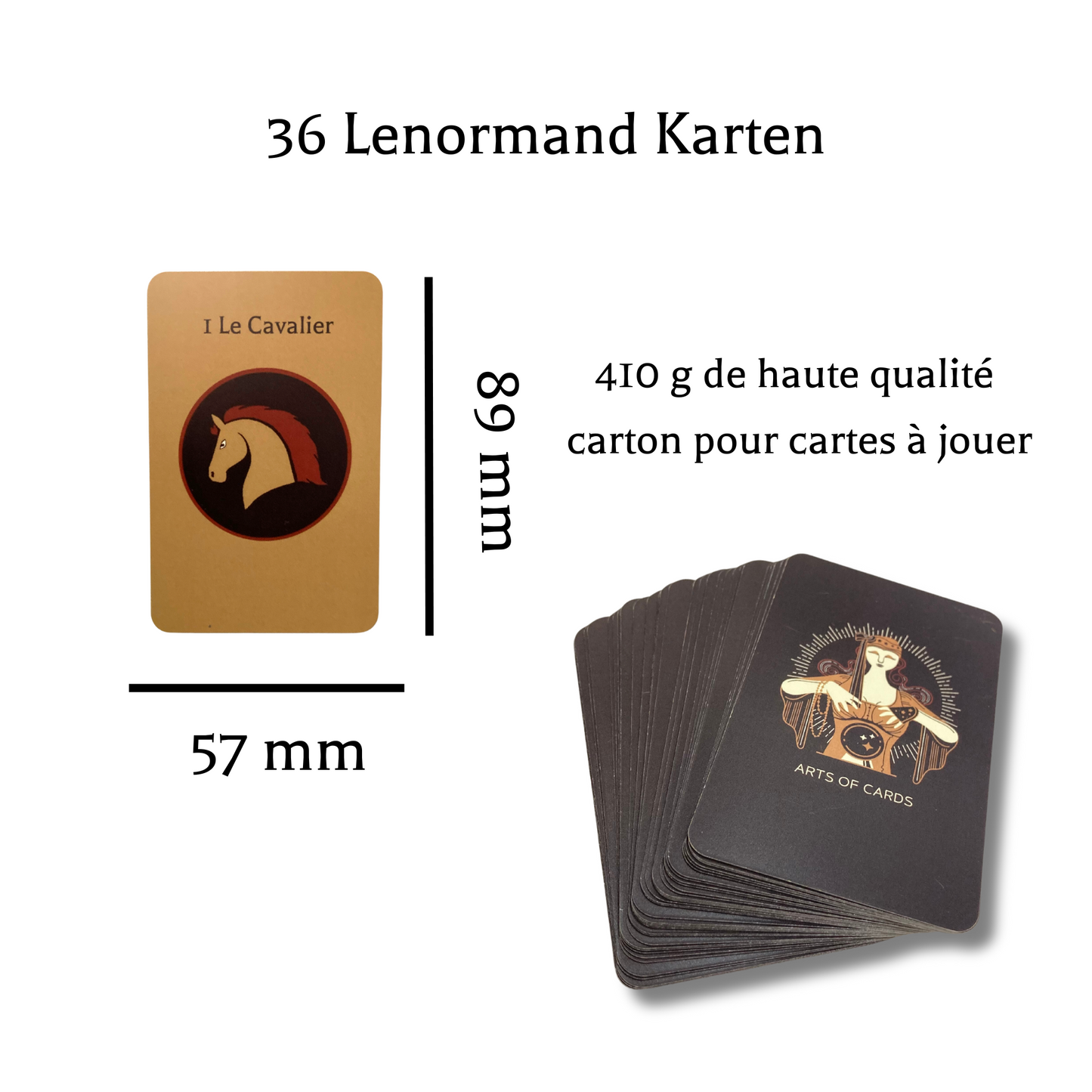 Arts des Cartes Lenormand Deck