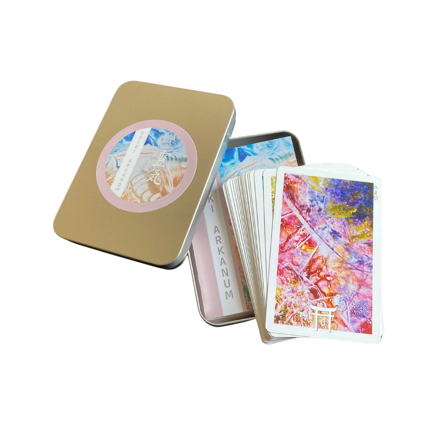 Reiki Arcanum 23 Energy Tarot Cards with Booklet and Tin